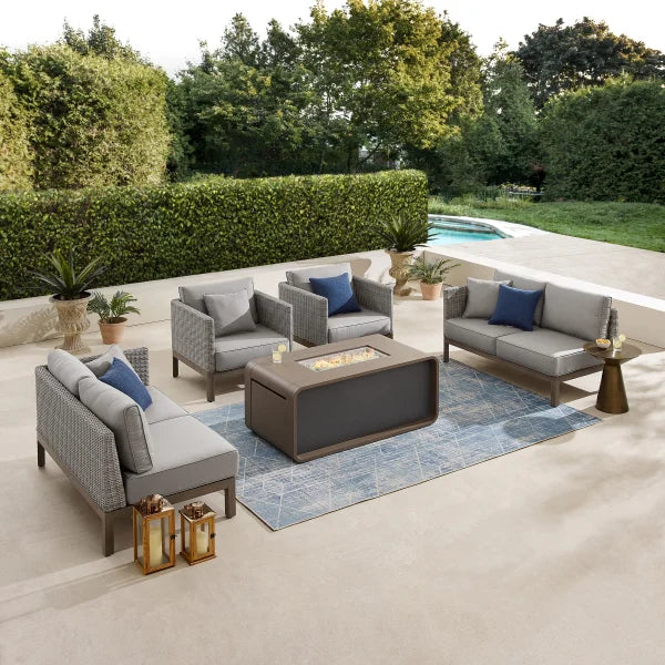 Palermo 5-piece Conversation Set with Fire Table