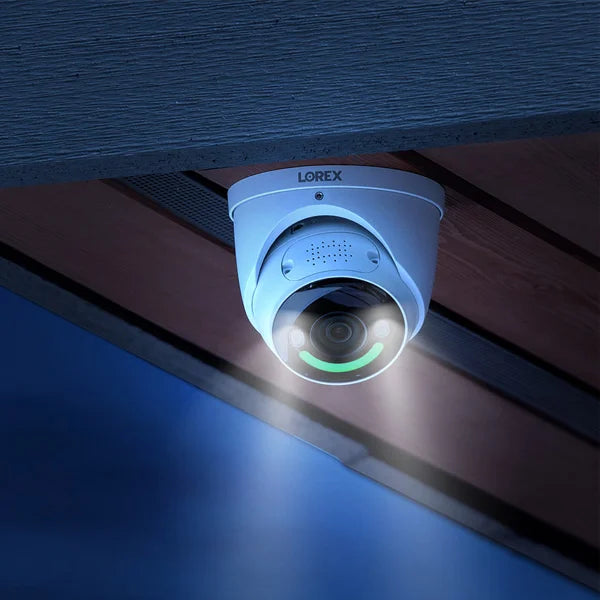 Lorex Fusion 4K+ 16-Channel 2TB Wired NVR System with 4 Bullet and 2 Dome IP Cameras