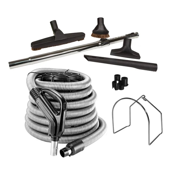 Johnny Vac - Central Vacuum Kit 700 Airwatts with 2 Complete Sets of Accessories