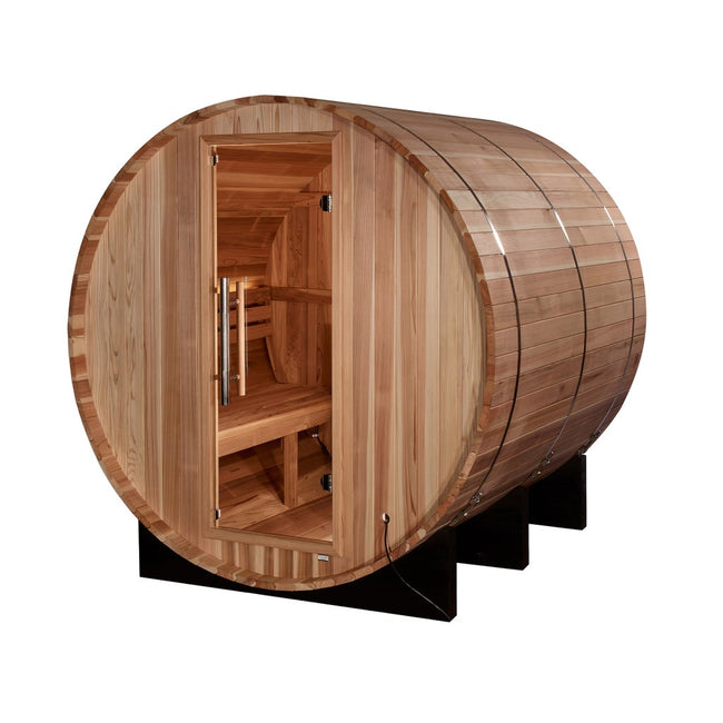 Golden Designs Arosa 4-person Barrel Steam Sauna