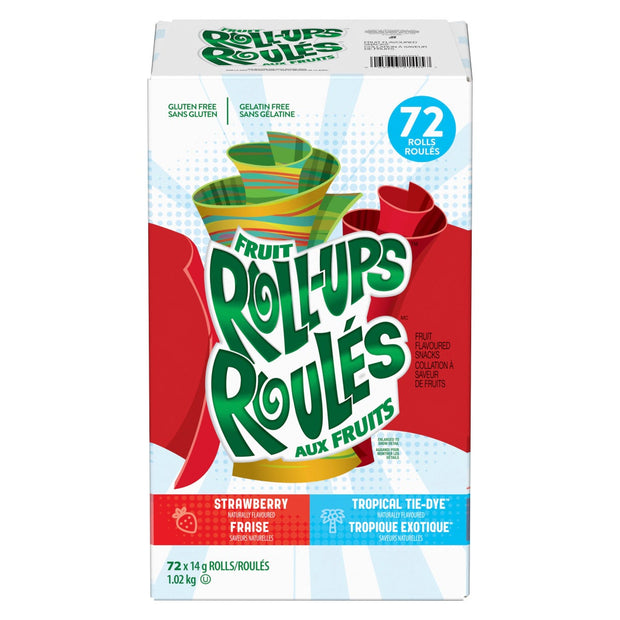 Fruit Roll-Ups, Fruit Flavoured Snacks, 72 × 14 g