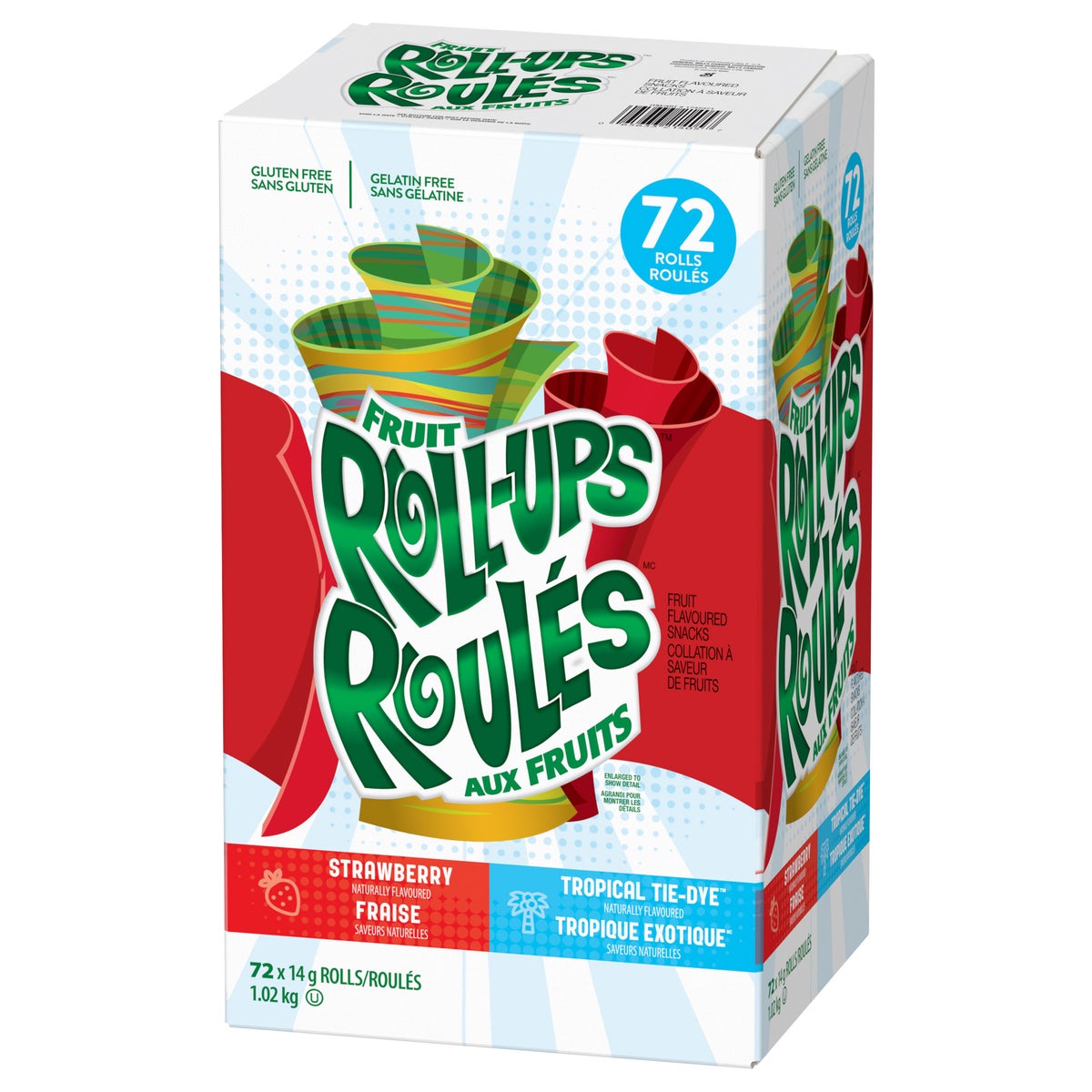 Fruit Roll-Ups, Fruit Flavoured Snacks, 72 × 14 g
