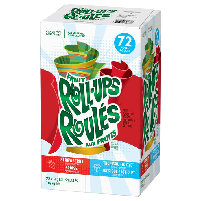 Fruit Roll-Ups, Fruit Flavoured Snacks, 72 × 14 g