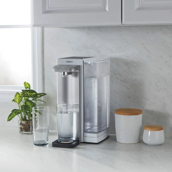 Brita Hub Instant Powerful Countertop Water Filtration System with Bonus Water Filter