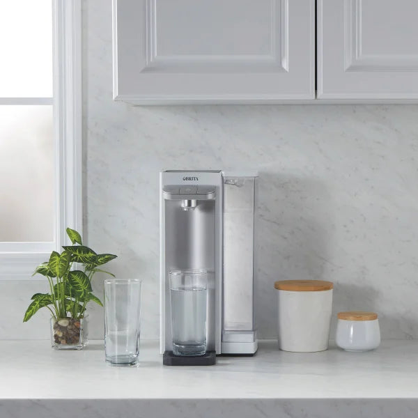 Brita Hub Instant Powerful Countertop Water Filtration System with Bonus Water Filter