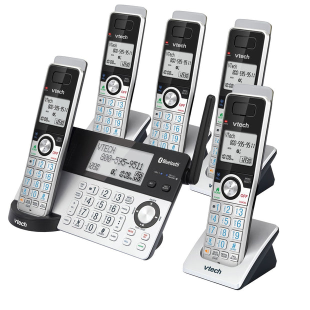 V-Tech 5-handset Phone System with Connect to Cell
