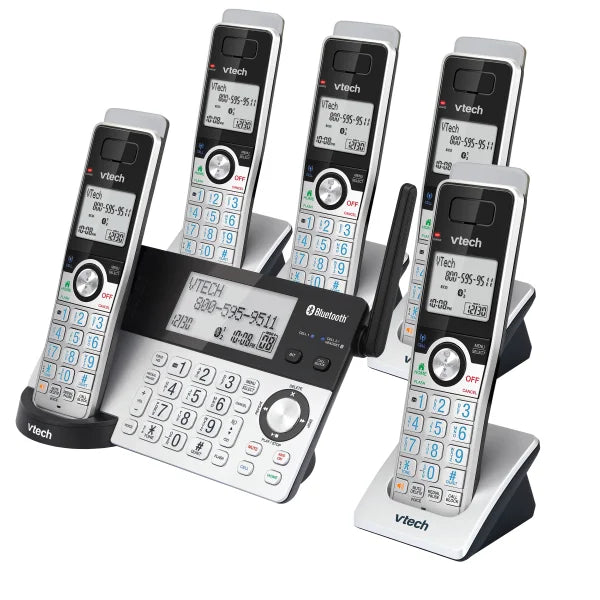 V-Tech 5-handset Phone System with Connect to Cell