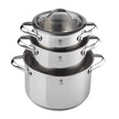 Henckels Aragon Stainless Steel Cookware Set, 6-pieces