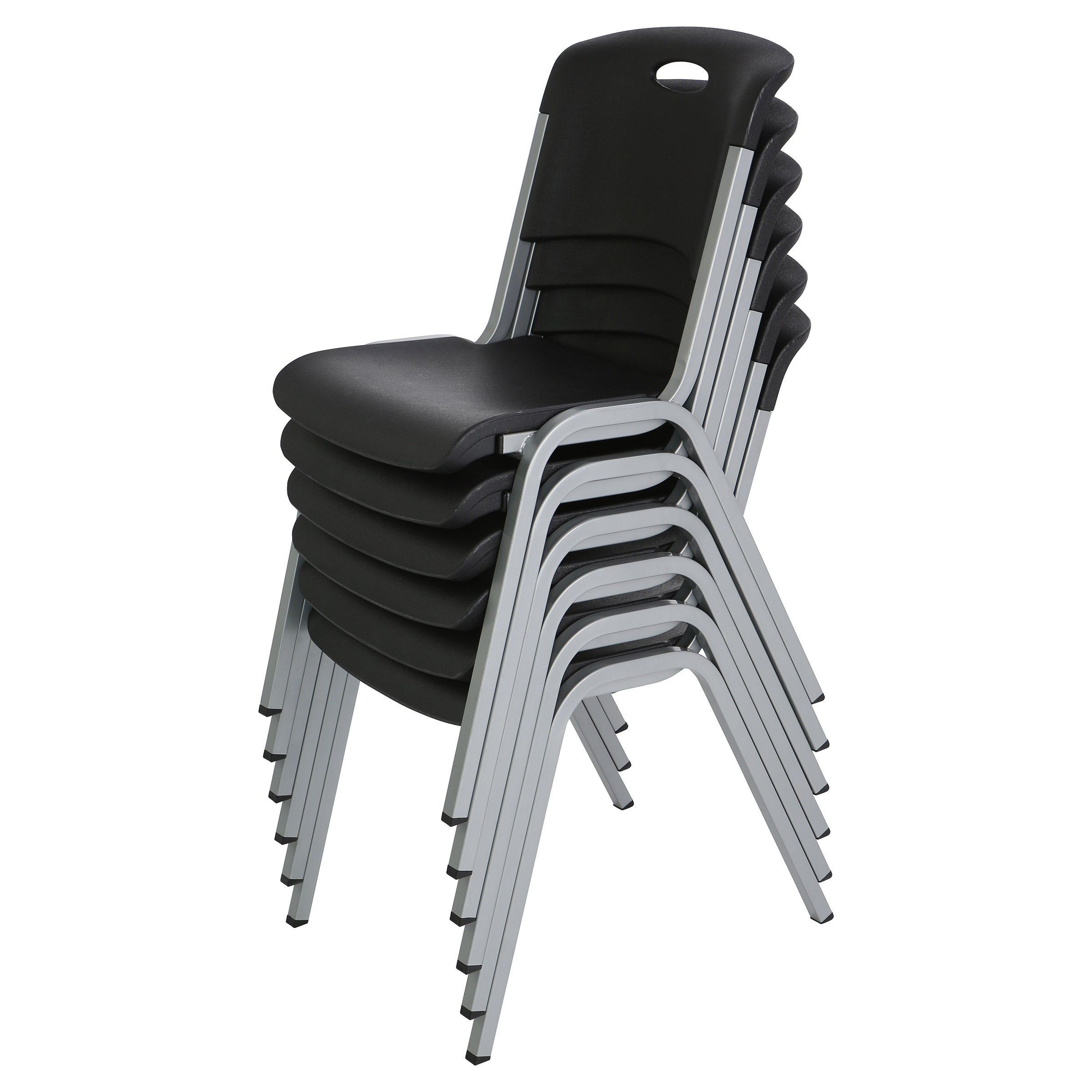 Lifetime Premium Commercial Stacking Office Chairs, 14-pack