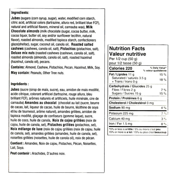 Premium Nut & Candy Gift Tray, 10 × 1.68 kg