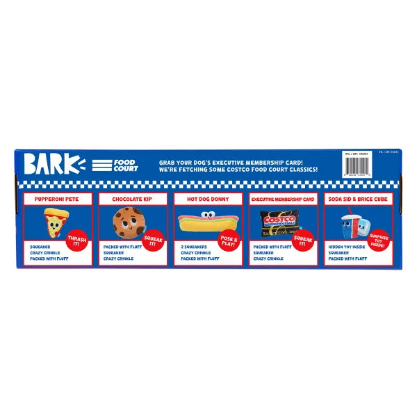 BARK Food Court Dog Toy Bundle