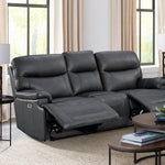 Northridge Home Graham Park Power Reclining Top-grain Leather Sofa