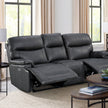 Northridge Home Graham Park Power Reclining Top-grain Leather Sofa