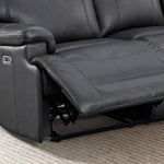 Northridge Home Graham Park Power Reclining Top-grain Leather Sofa