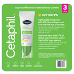 Cetaphil Daily Facial Moisturizer SPF 50, 3 x 50 mL