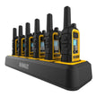 DeWALT DXFRS300 Two-Way Radios with Heavy Duty 6-Port Charger, 6-pack