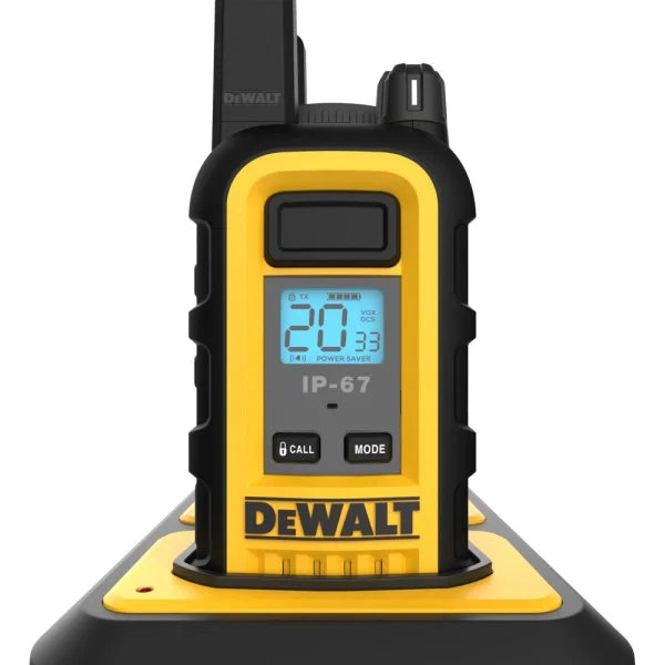 DeWALT DXFRS300 Two-Way Radios with Heavy Duty 6-Port Charger, 6-pack