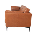 Kava Top Grain Leather Sofa, Brown