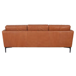 Kava Top Grain Leather Sofa, Brown