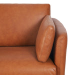 Kava Top Grain Leather Sofa, Brown