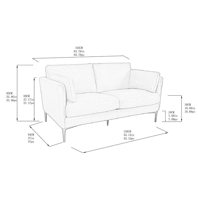 Kava Top-Grain Leather Sofa & Loveseat, Brown