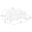 Kava Top-Grain Leather Sofa & Loveseat, Brown