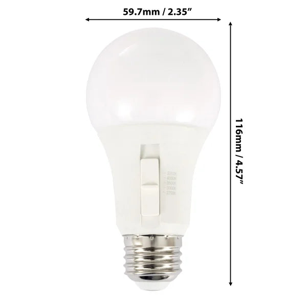 Luminus LED 8.5W Dimmable A19 Bulb E26 Base, 10-pack