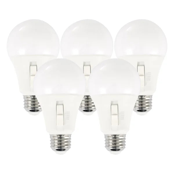 Luminus LED 13W Dimmable A19 Bulb E26 Base, 5-pack