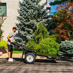 DK2 Black Steel Multi Purpose Folding Trailer,  4 ft. x 8 ft