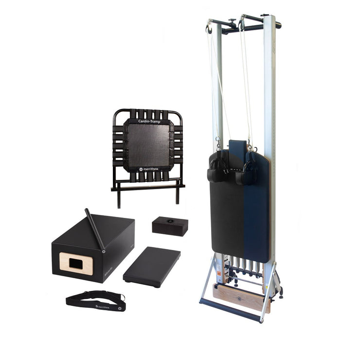 At Home SPX Reformer Package with Vertical Stand and Cardio-Tramp by Merrithew