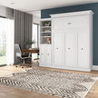 Bestar Evolution 2-piece Queen Wall Bed Set, White