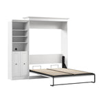 Bestar Evolution 2-piece Queen Wall Bed Set, White