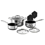 Hexclad Saucepan Set with Trivets, 6-piece