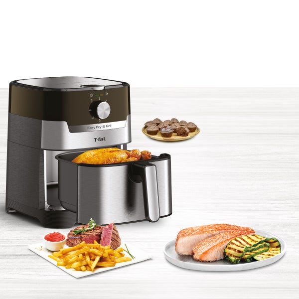 T-fal Easy Fry & Grill Classic+ 2-in-1 Air Fryer