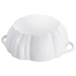 Staub Cast Iron Pumpkin Dutch Oven, White - 3.25 L (3.43 qt.)