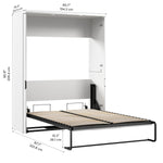 Bestar Lumina Double Wall Bed
