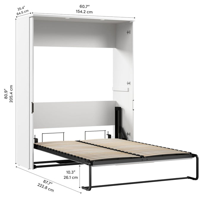Bestar Lumina Double Wall Bed