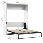 Bestar Lumina Queen Wall Bed