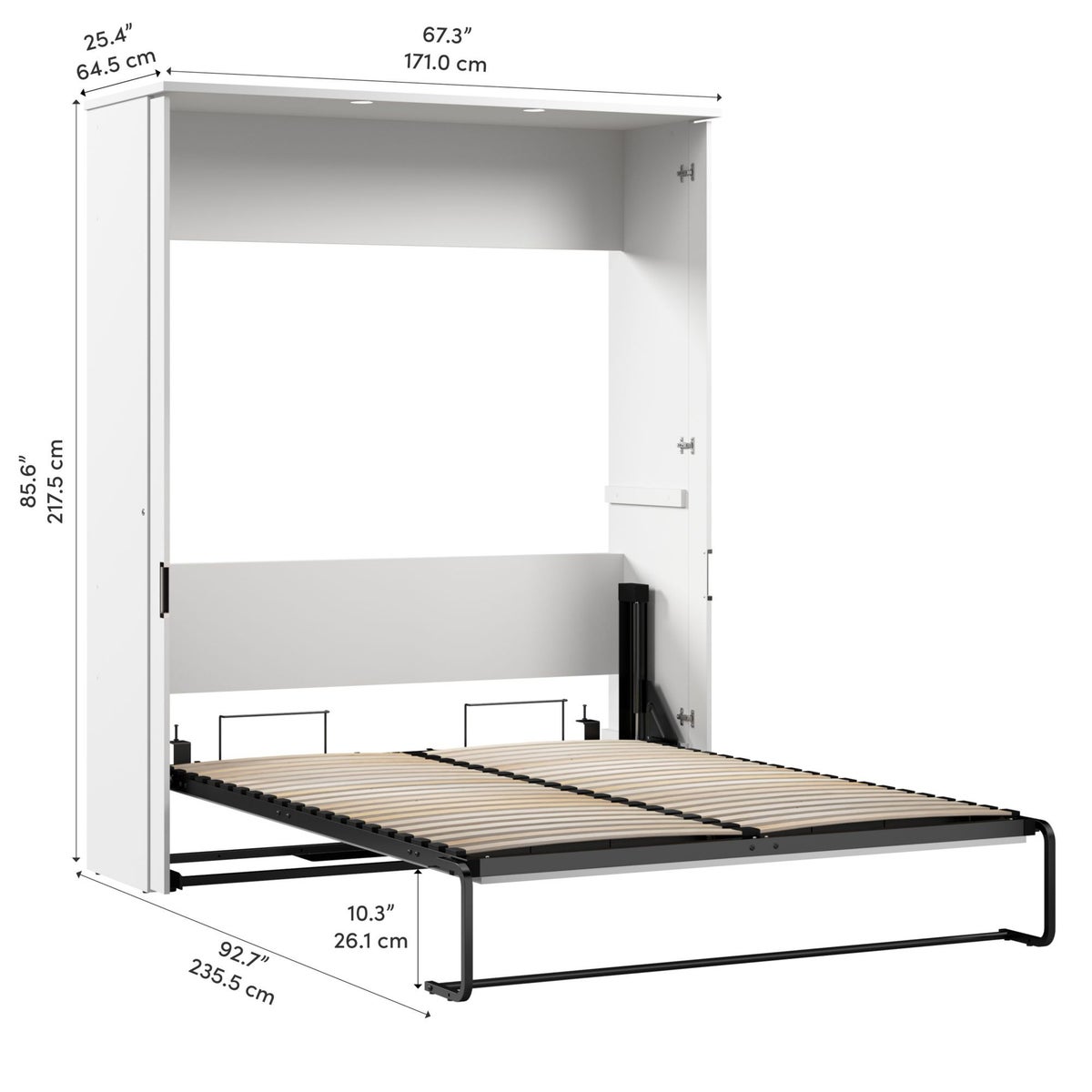 Bestar Lumina Queen Wall Bed