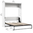 Bestar Lumina Queen Wall Bed