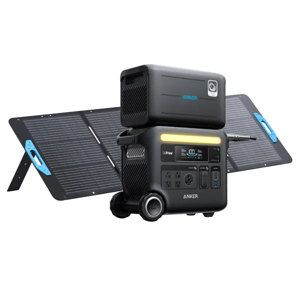 Anker SOLIX F2600 Portable Power Station Kit with 200W Solar Panel