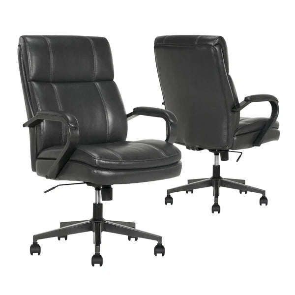 True Innovations Contoured Mid-Back Manager Office Chair