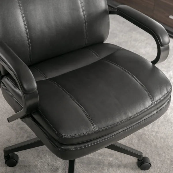 True Innovations Contoured Mid-Back Manager Office Chair