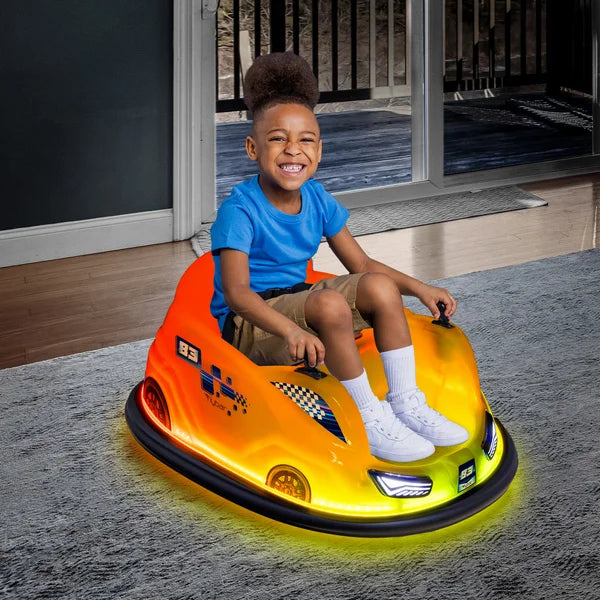 Flybar 12V GLOW Bumper Car - Ride-on