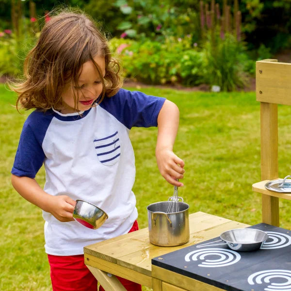 Ultimate Wooden Mud Kitchen