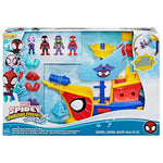Marvel Spidey and his Amazing Friends Water-Webs Webs Ahoy Bubble Pirate Ship Toy