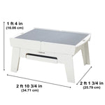 KidKraft Building Bricks Play N Glow Light-Up Table with 210 Bricks