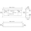 ActiveFlame Home Décor Series Fireplace with Floating Mantel Shelf, Classic Grey Wood Finish