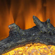 ActiveFlame Home Décor Series Fireplace Floating Mantel Shelf with Lighting, Hexagon Tile Finish