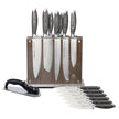 Schmidt Brothers Ashwood Knife Block - 15-Pieces